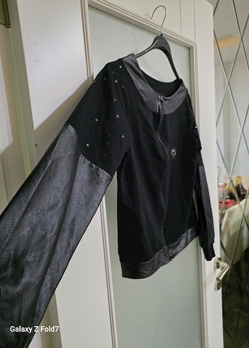 Ctazy Daısy 38 Beden Kadın Siyah Mini Ceket - Görsel 2