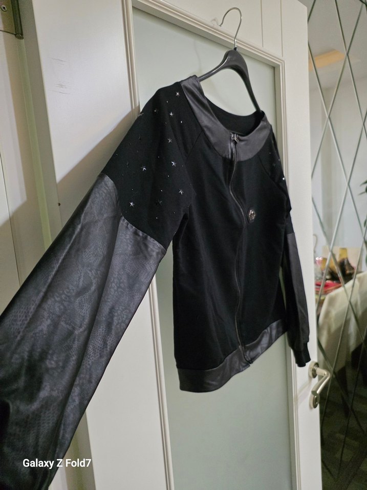 Ctazy Daısy 38 Beden Kadın Siyah Mini Ceket - Görsel 2