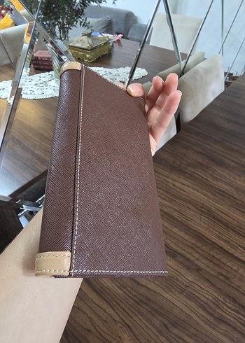 Aker Kahverengi Deri Kadın Portföy Cüzdan Yeni - Görsel 2