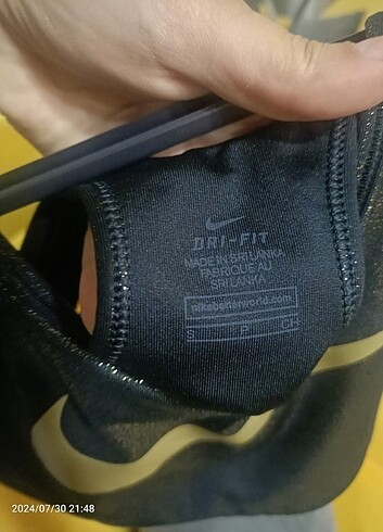 s Beden Nike Simli Dri Fit Bra ve Tayt 36 Beden Takım