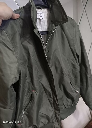 l Beden haki Renk ines de la fressange 40 Beden Bomber Ceket Unisex 