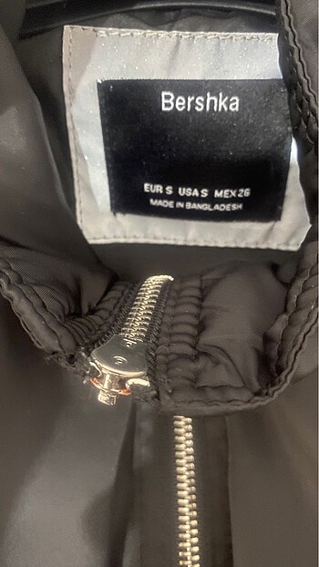s Beden siyah Renk Bershka mont