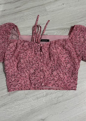 Düğmeli Pembe Mini Elbise - Görsel 3