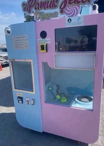 Renkli Otomatik pamuk şeker Makinesi - Görsel 2