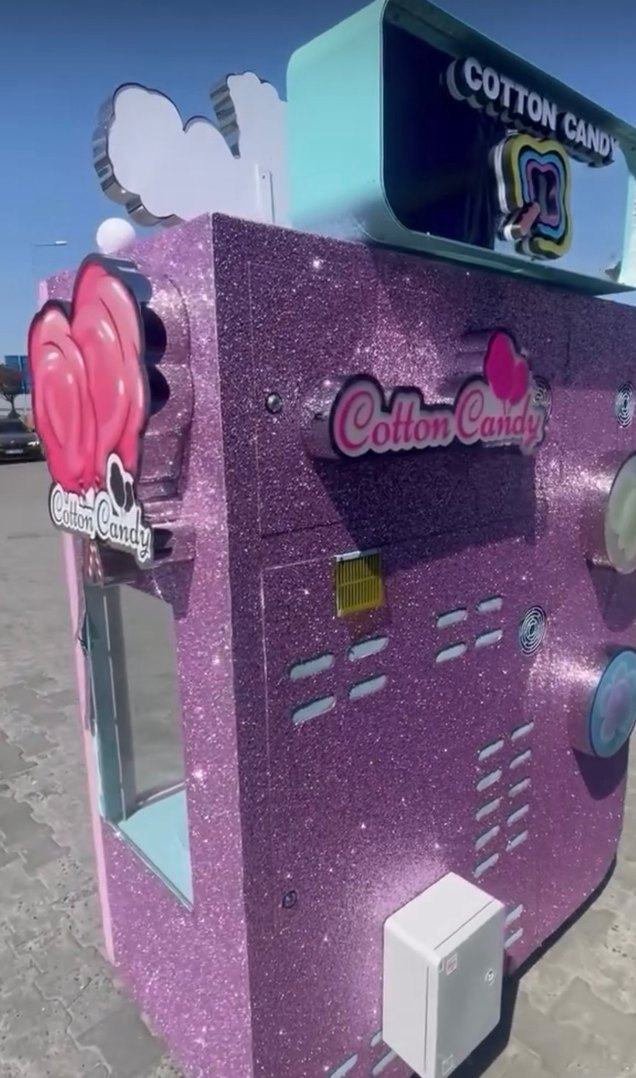 Renkli Otomatik pamuk şeker Makinesi - Görsel 4