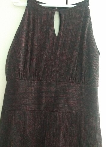 xs Beden bordo Renk Abiye gece elbisesi 