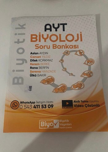 AYT Biyoloji Soru Bankası - Biyotık Yayınları