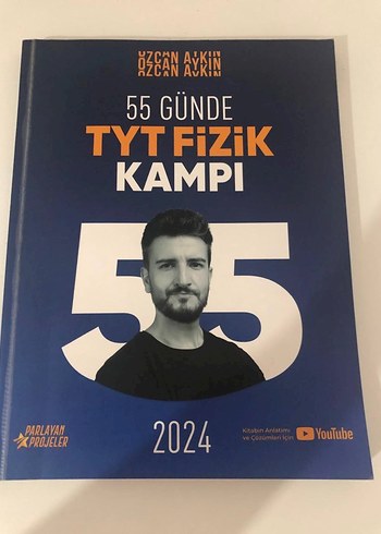 55 Günde TYT Fizik Kampı 2024 Sınav Hazırlık Kitabı