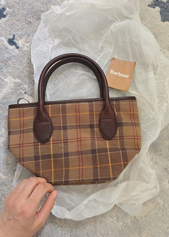Barbour Kahverengi Kareli Kadın Çanta