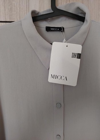 48 Beden gri Renk micca gömlek ferace