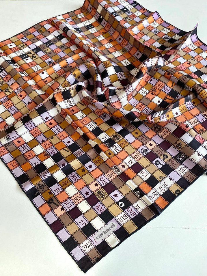 cacharel tivil ipek eşarp - Görsel 2