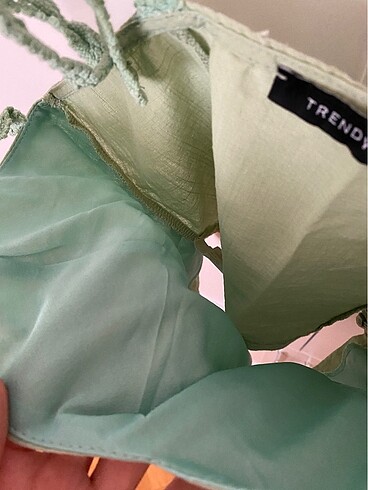 xs Beden yeşil Renk Trendyolmilla mint yeşili bluz bluz