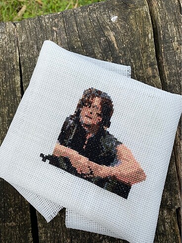 Darly Dixon The walking dead kanaviçe