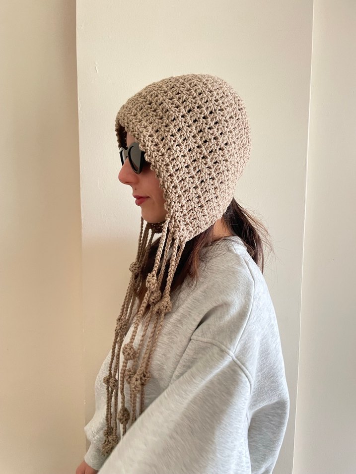 Kore Tarzı Örgü Kadın Bere - Görsel 3