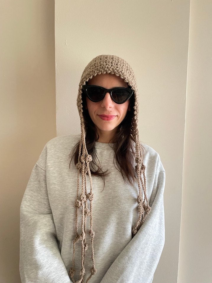 Kore Tarzı Örgü Kadın Bere - Görsel 2