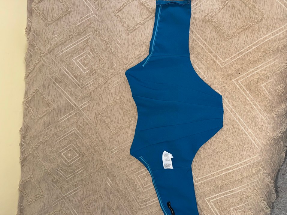 Mavi Pliseli Straplez Mini Büstiyer - Görsel 4