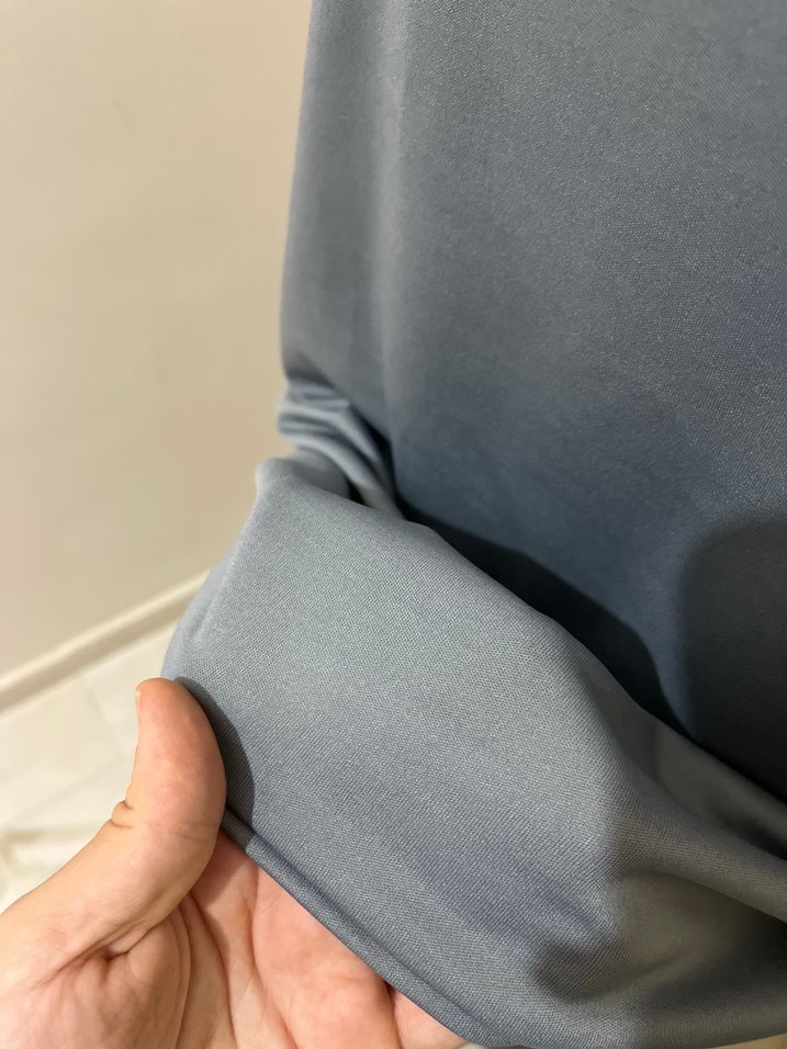 Gri Yüksek Yakalı Kadın Tunik - Görsel 4