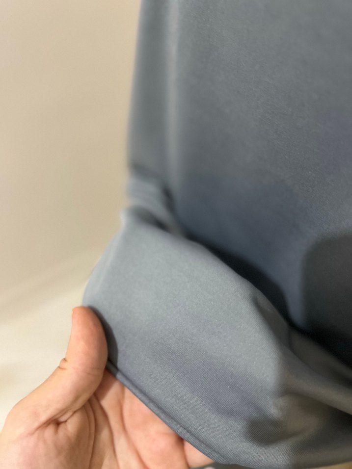 Gri Yüksek Yakalı Kadın Tunik - Görsel 5