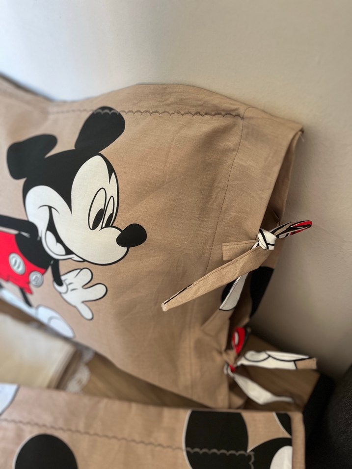 Mickey Mouse Baskılı Bebek Nevresim Takımı - Görsel 3