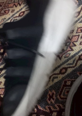 Kadın Siyah Bağcıklı Spor Ayakkabı - Görsel 3