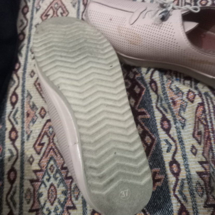 Bej Bağcıklı Kadın Dolgu Topuklu Ayakkabı - Görsel 3