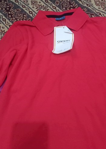 Kız Çocuk Kırmızı Polo Tişört - Görsel 2