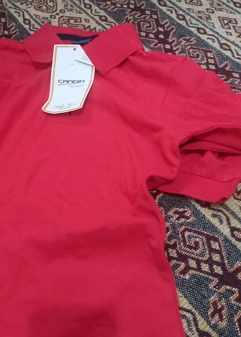 Kız Çocuk Kırmızı Polo Tişört - Görsel 3