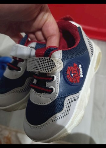 Mavi Erkek Çocuk Spor Ayakkabı Velcro - Görsel 2