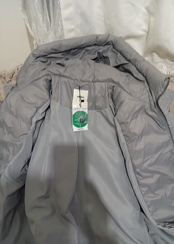 Gri Kuşaklı Yün Kaban - Görsel 7