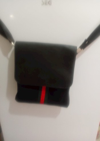 Siyah Deri Kadın Omuz Çantası - Görsel 3