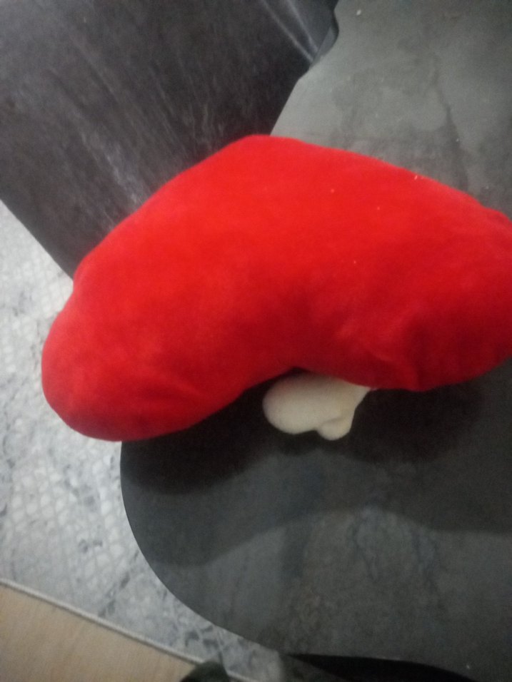 Kırmızı Kalp Figürlü Peluş Oyuncak - Görsel 4