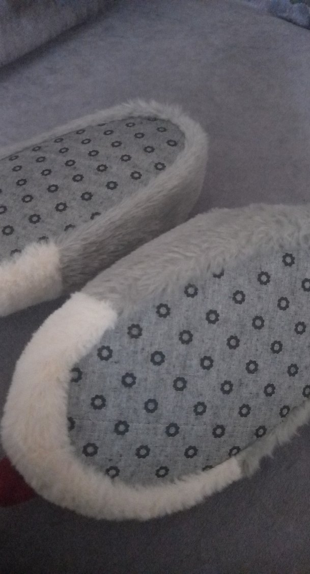 Peluş Gri Erkek Çocuk Ev Terliği - Görsel 2