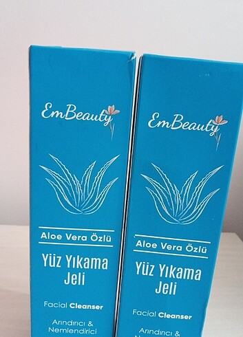 iki adet yüz yıkama jeli