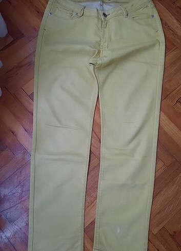 Bimba Y Lola Küf Sarısı Kadın Pantolon