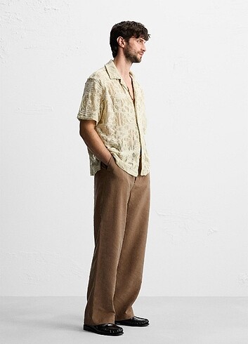H&M Hawaiian Model Desenli Gömlek