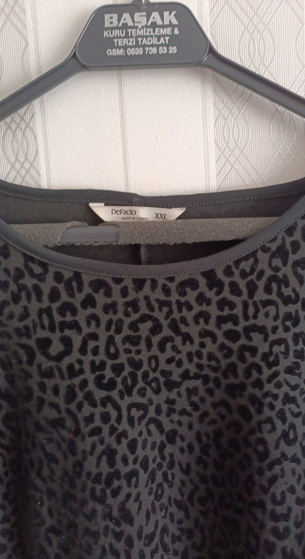 siyah midi elbise - Görsel 4