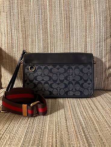  Beden Coach Denim Çanta