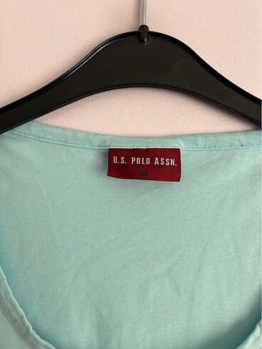 m Beden U.S Polo Assn. Açık Mavi T-shirt