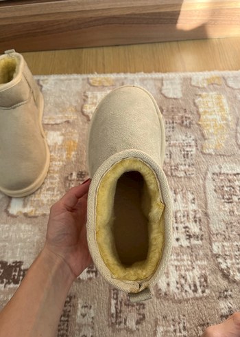 39 Beden Krem Süet Kadın ugg Bot
