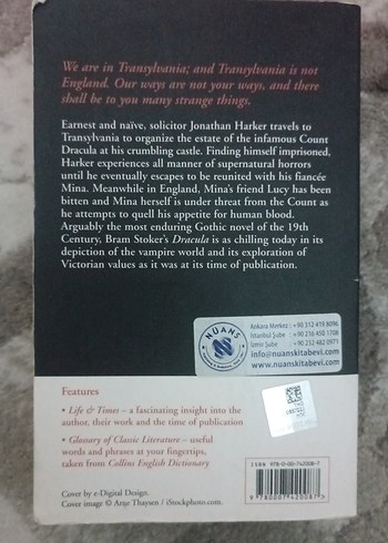 Dracula - Bram Stoker( dili İngilizce)