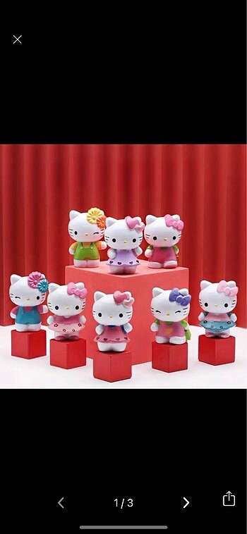 Hello kitty figürler