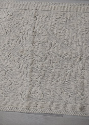 Nakışlı Beyaz Banyo Paspası Seti - Görsel 2