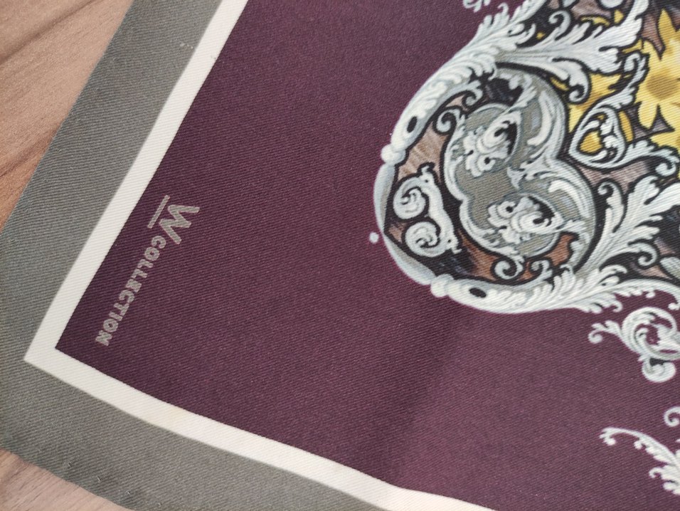 Bordo Bohem Etnik Desenli Kadın Fular - Görsel 2