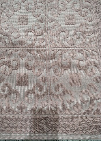 Nakışlı Pembe Banyo Paspası - Görsel 3