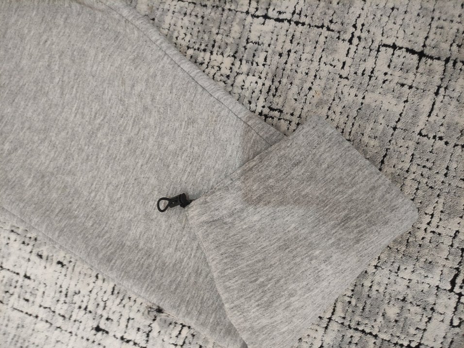 Gri Fermuarlı erkek Eşofman Altı - Görsel 3