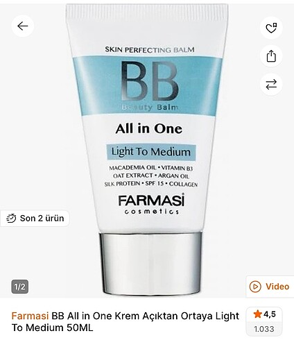 Farmasi bb krem