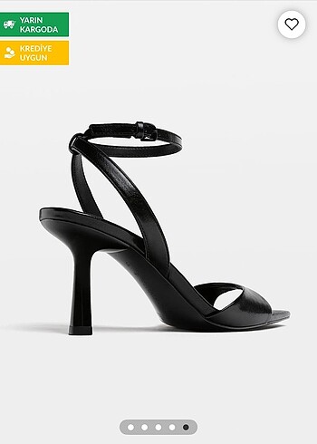 37 Beden Stradivarius topuklu sandalet ayakkabı