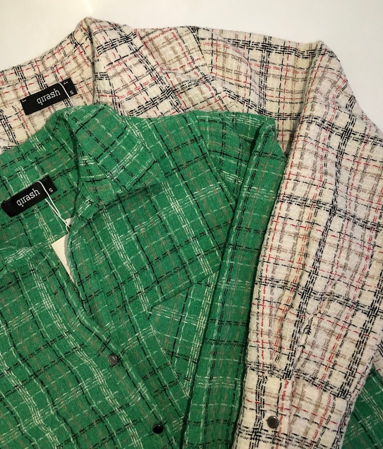 Ekoseli gömlek ceket - Görsel 3