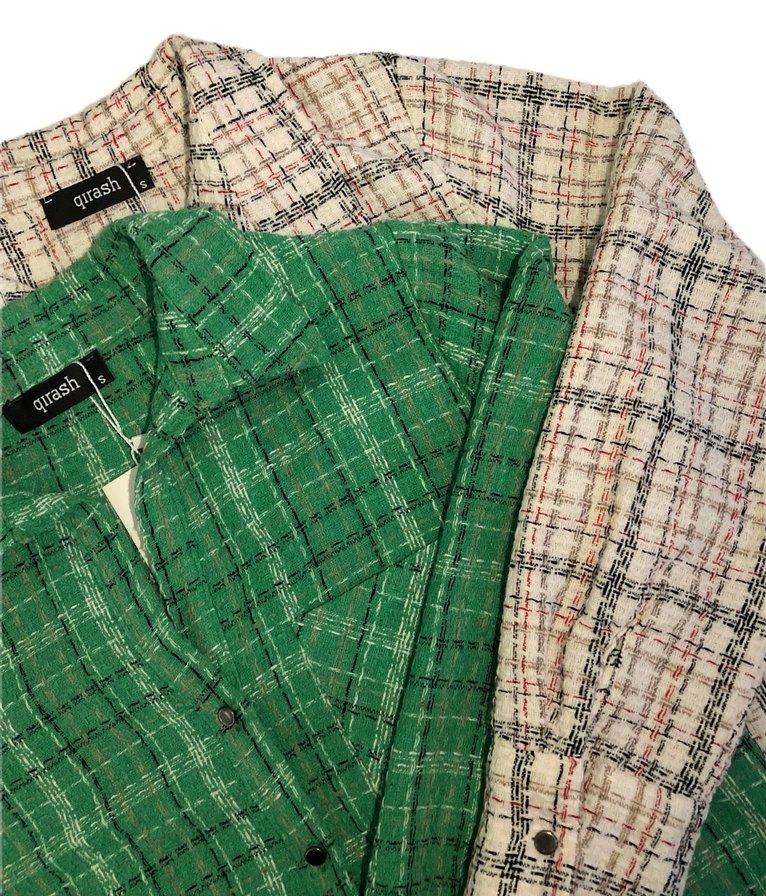 Ekose gömlek ceket - Görsel 3