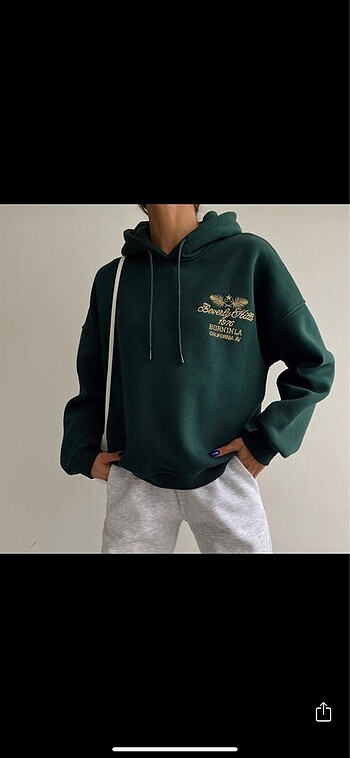 Şardonlu sweatshirt - Görsel 3